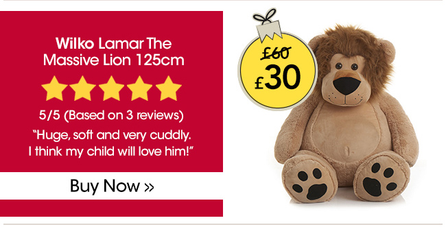 wilko lion teddy