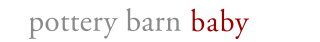 pottery barn baby