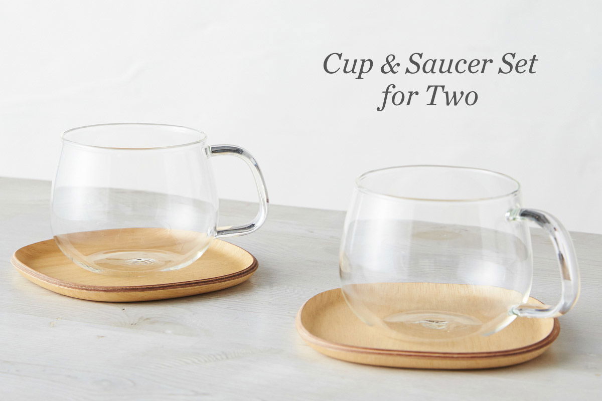 Blue Bottle Coffee x Kinto — Cafe Cup & Saucer for Two