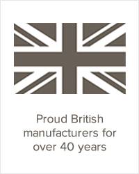 Proud to manufacture in Britian for over 40 years
