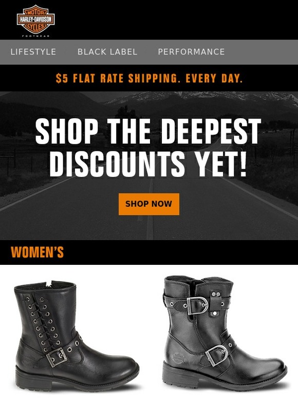 harley davidson boots black friday