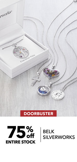 DOORBUSTER | 75% off ENTIRE STOCK | BELK SILVERWORKS