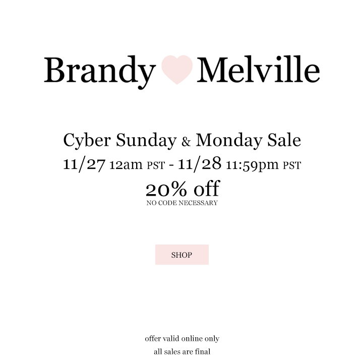 Brandy Melville Store in Los Angeles, CA