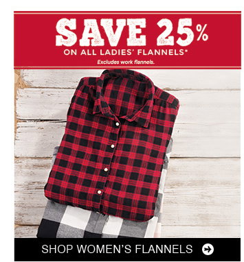 Shop Women’s Flannels »