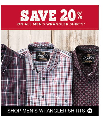 Shop Men’s Wrangler Shirts »