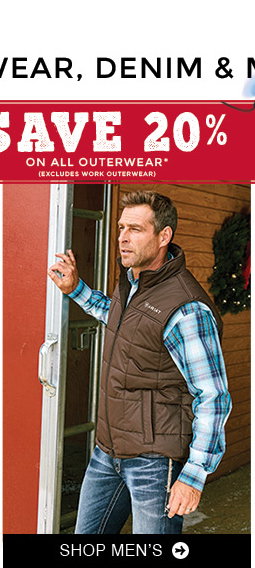 Shop Men’s Outerwear »