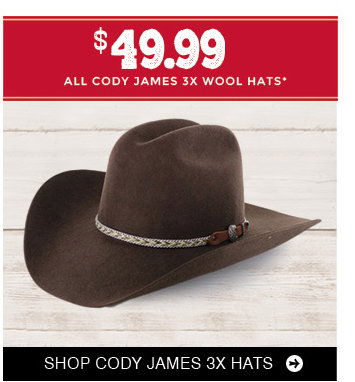 Shop Men’s Cody James 3X Hats »