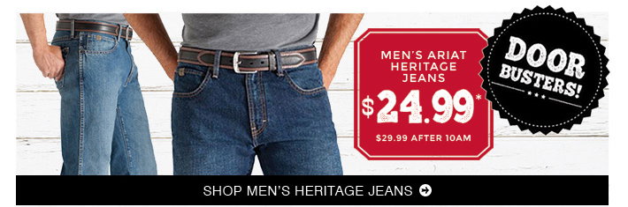 Shop Men’s Ariat Heritage Jeans »