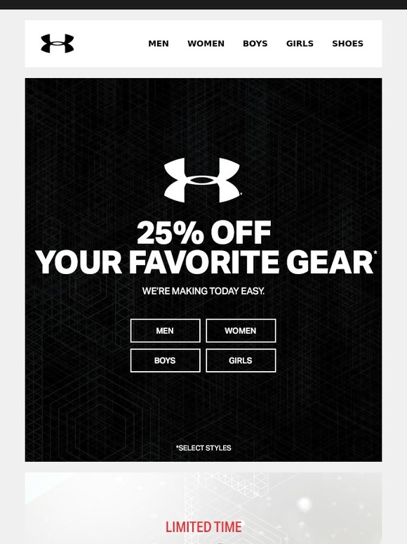 Under Armour Black Friday’s Almost Over… Milled