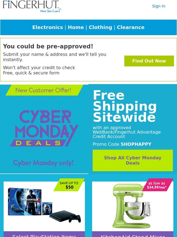 Fingerhut Fingerhut FREE Shipping Sitewide today only! Milled
