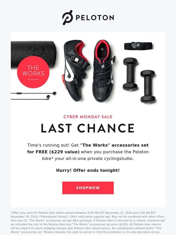 peloton black friday sale