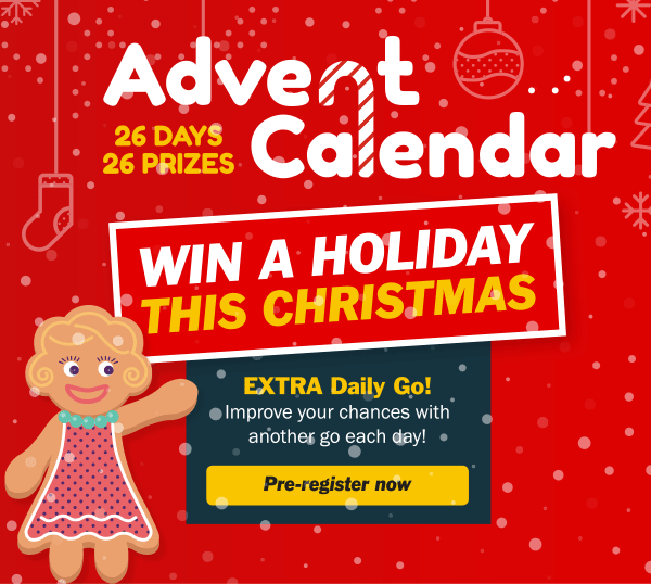Our Advent Calendar is BACK! 26 days, 26 prizes! Milled