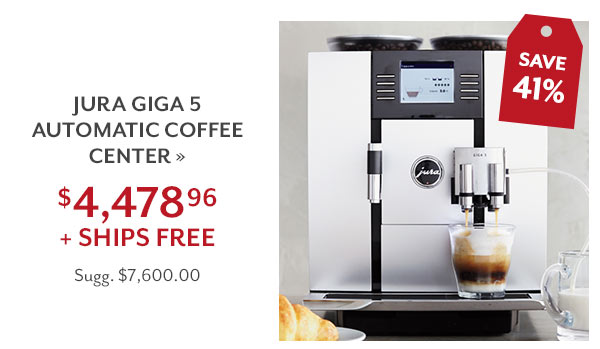 Jura Giga 5 Automatic Coffee Center — $4,478.96 + SHIPS FREE