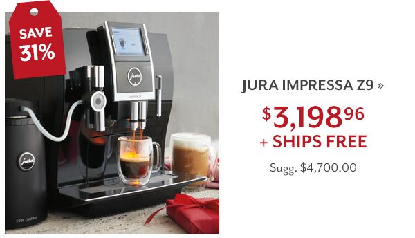 Jura Impressa Z9 — $3,198.96 + SHIPS FREE