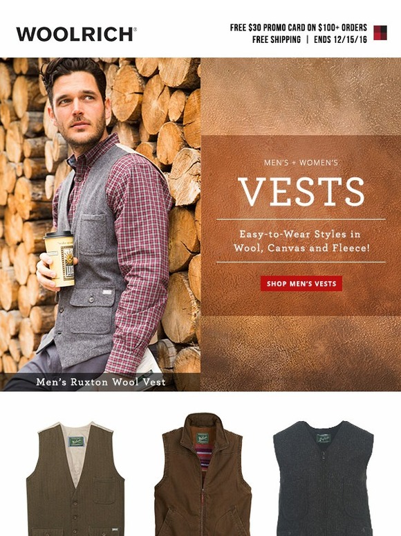 woolrich ruxton vest
