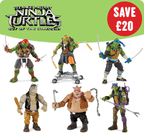 Teenage Mutant Ninja Turtles 2 Action Figures 6 Pack 