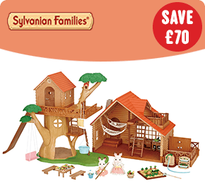 Sylvanian Families Treehouse & Log Cabin Gift Set
