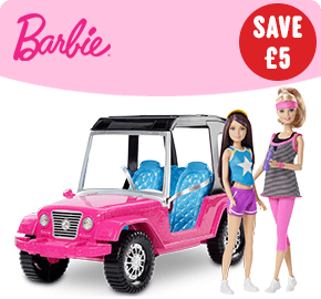 Barbie and Skipper with Jeep