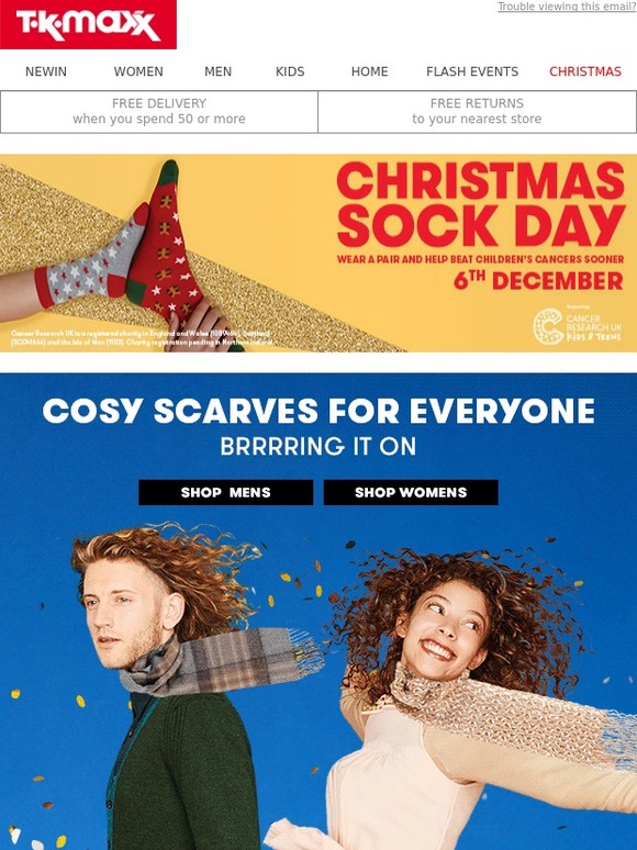 TK Maxx Scarves, hats & gloves for him/her. Online & in store Milled