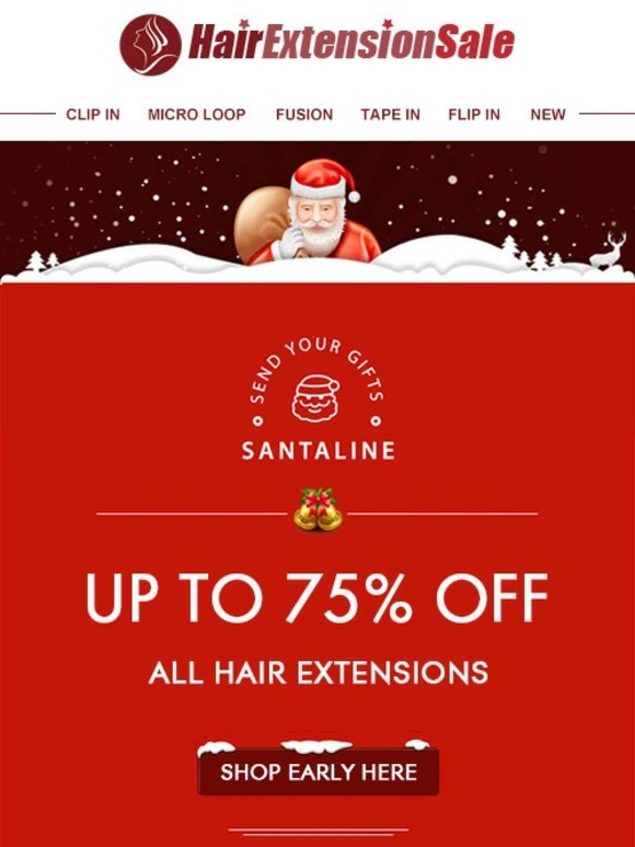 Dear , we want to hairing you with 75% off + free DHL shipping!