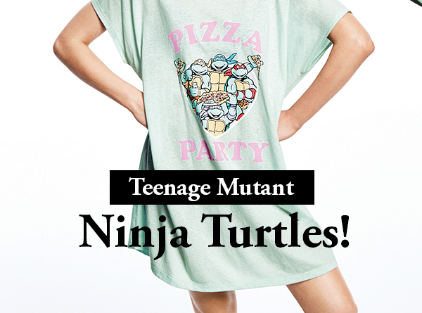 Women's Teenage Mutant Ninja Turtles Pizza Forever Scoop Neck - White -  Small