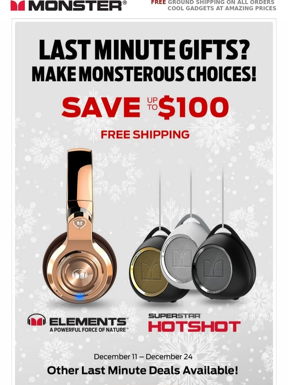 FREE SHIPPING on Last Minute Holiday Must Haves