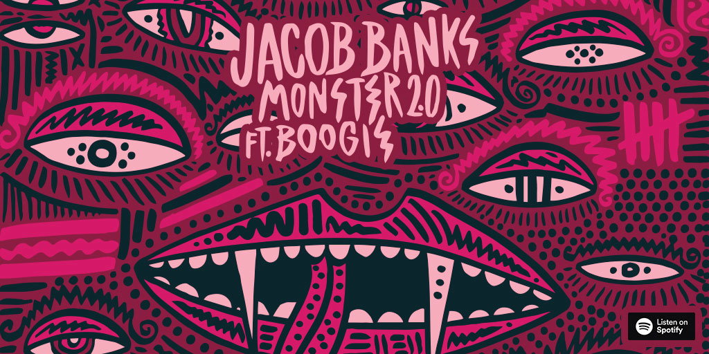 Jacob Banks adds Boogie to his gritty new single 'Monster 2.0'.