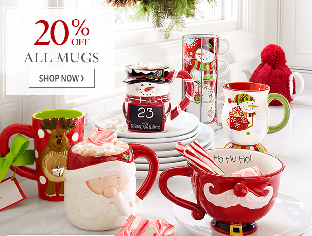 pier 1 christmas mugs