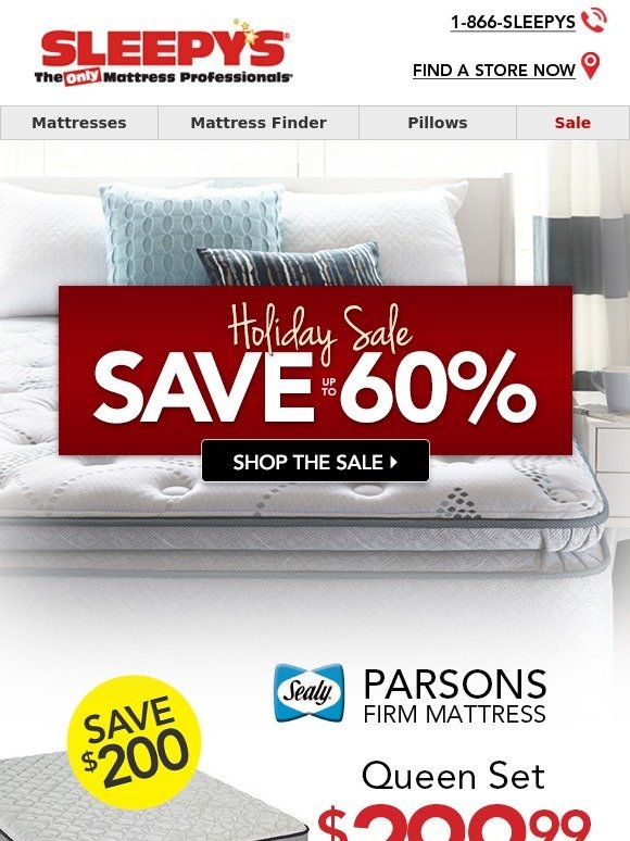 Holiday Sale Save up to 60%