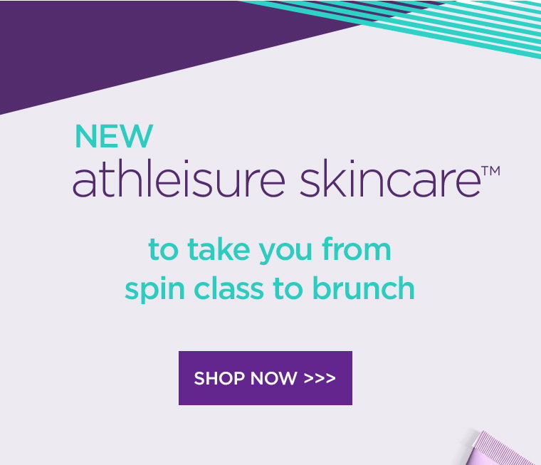 NEW athleisure skincare to take you from spin class to brunch. SHOP NOW