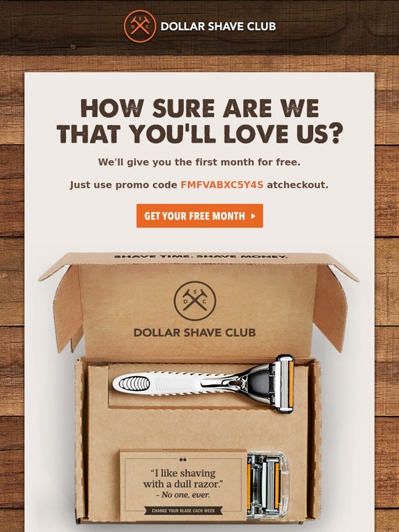 Dollar Shave Club: Claim your FREE Month of Dollar Shave Club Today | Milled