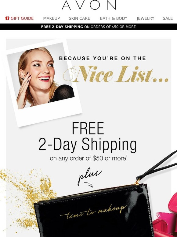 Avon Free Shipping Code SHIP25 - Beauty, Makeup and More