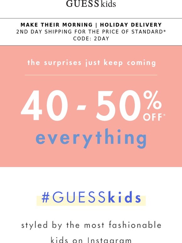 guess sale code