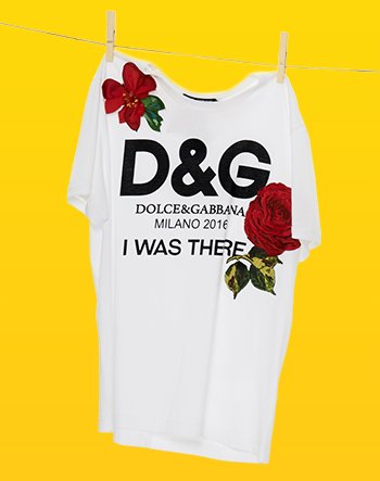 Opsætning erstatte eksil Dolce & Gabbana: I was there: the new D&G T-shirt | Milled