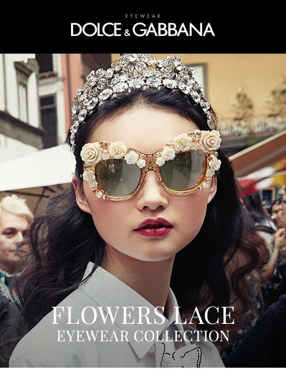 Dolce & Gabbana: Flowers Lace Eyewear collection | Milled display picture 3