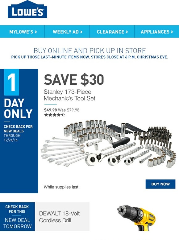 Lowes Order Last Minute Gifts Online Pick Up in Store Today Milled