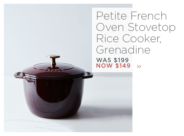 Food52: Only 300 left! Our limited-edition Food52 x Staub Rice Cooker in  white.