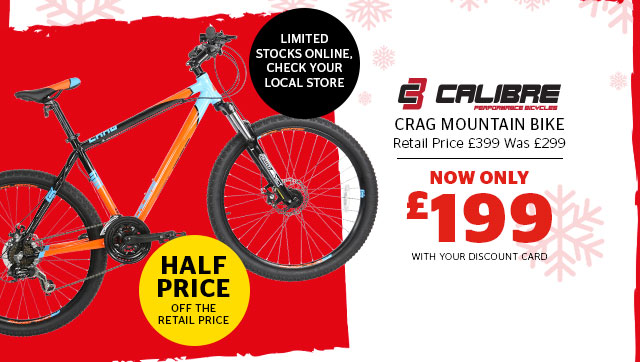 Calibre crag mountain online bike