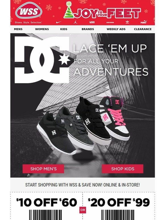 Save Up to 50% off Select DC Styles