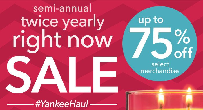 Yankee Candles on Sale  HUGE Semi-Annual Clearance Sale!!