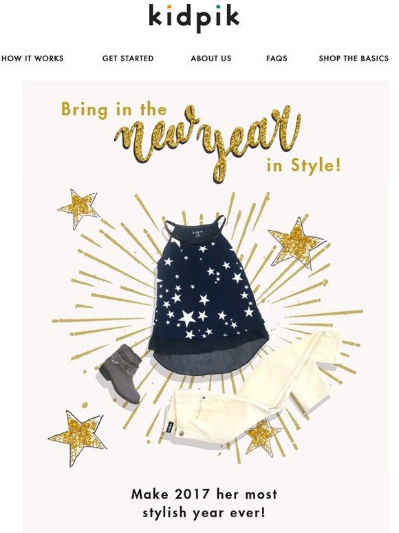 Bring in your girl's New Year in Style!