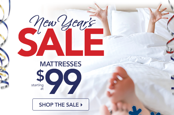 New year's day mattress sale discount