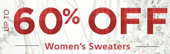 Up to 60% OFF Women's Sweaters