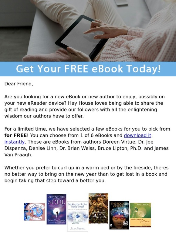 Hay House, Inc. Get Your FREE eBook Today Milled