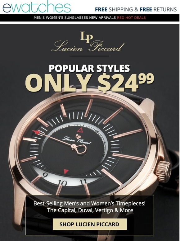 Select Lucien Piccard Styles - Only $24.99!
