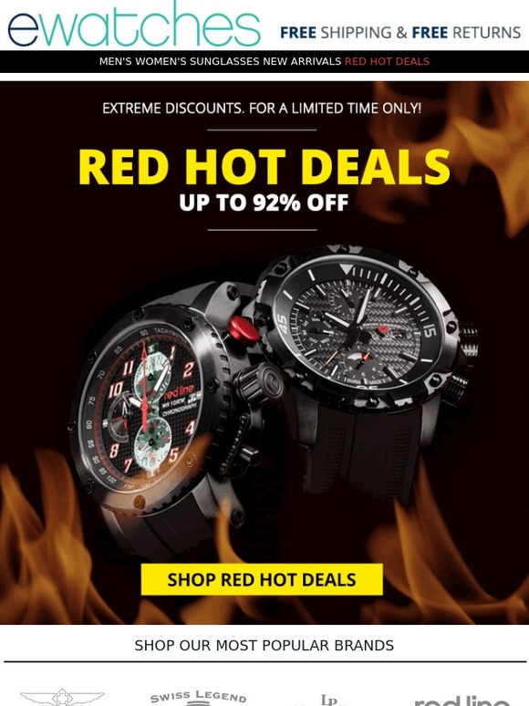 RED HOT DEALS: Select Styles At Our Lowest Pricing
