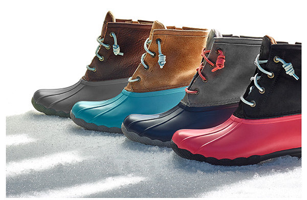 Sperry custom shop duck boots