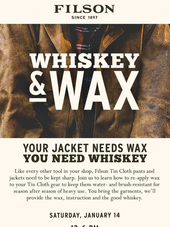 Filson How to ReWax Filson Pants & Jackets Milled