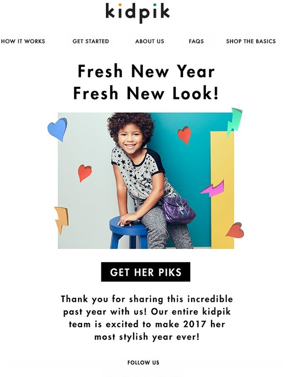Fresh New Year, Fresh New Look for your girl!