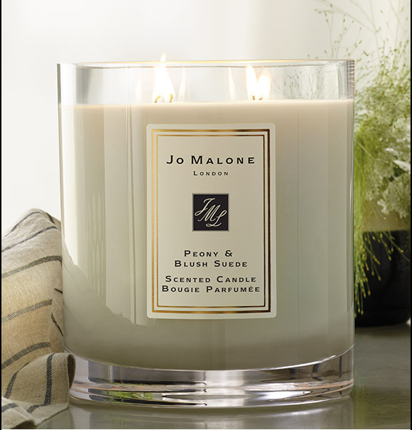 jo malone london peony & blush suede luxury candle